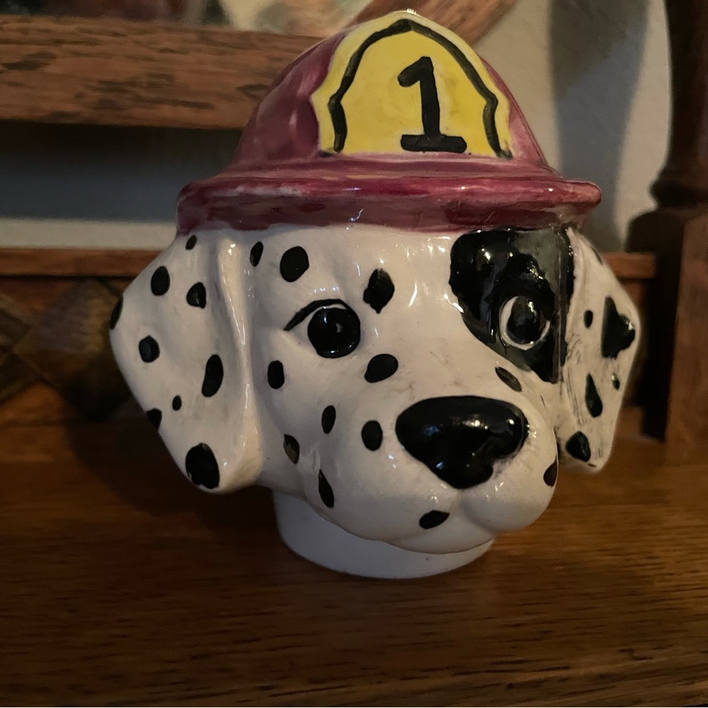 Ceramic Firedog Dalmatian 4” Figurine
